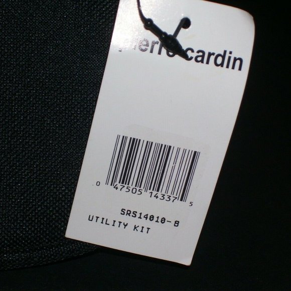 Pierre Cardin Utility Kit Travel Bag Black - Picture 4 of 7